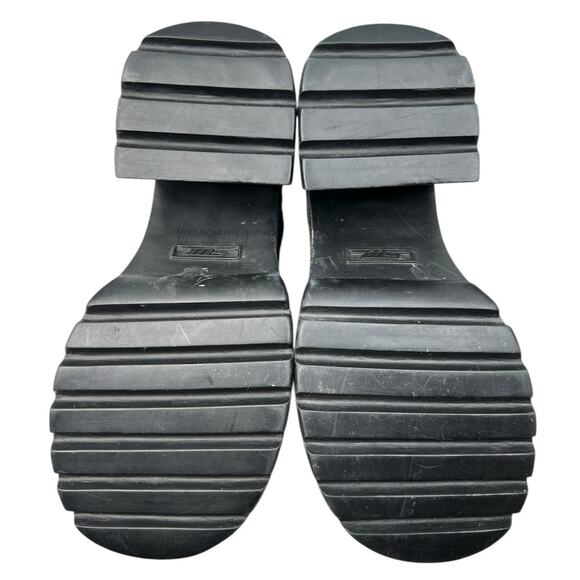 Rare Steve Madden Hilly Vintage 90’s Y2K Black Chunky Heel Boot Size US 7.5 - Picture 9 of 12